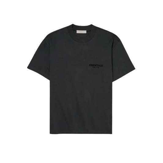 FEAR OF GOD ESSENTIALS BLACK / STRETCH LIMO T-SHIRT (SS22) - Hype Locker UK