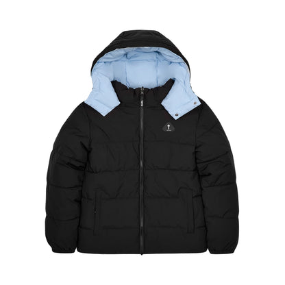 TRAPSTAR IRONGATE ARCH REVERSIBLE PUFFER JACKET AW25 - BLACK / LIGHT BLUE