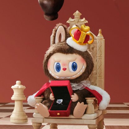 POP MART LABUBU THE MONSTERS LET'S CHECKMATE VINYL PLUSH DOLL (KING) (37CM)