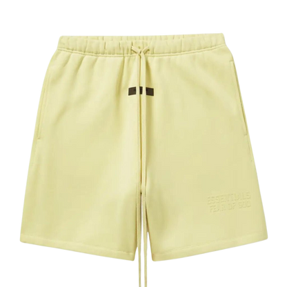 FEAR OF GOD ESSENTIALS CANARY SHORTS (FW22) - Hype Locker UK