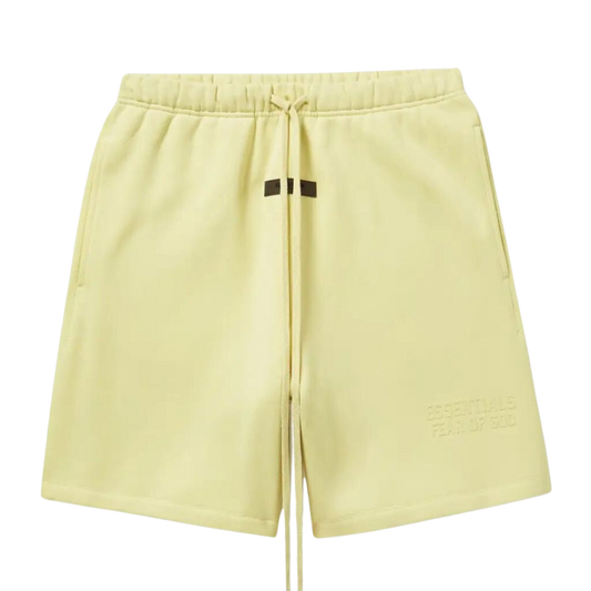 FEAR OF GOD ESSENTIALS CANARY SHORTS (FW22) - Hype Locker UK