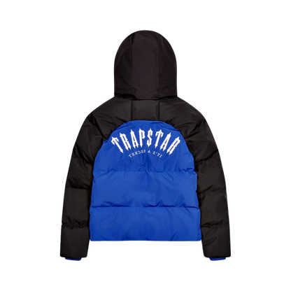 TRAPSTAR IRONGATE ARCH PUFFER JACKET AW23 - BLUE / BLACK