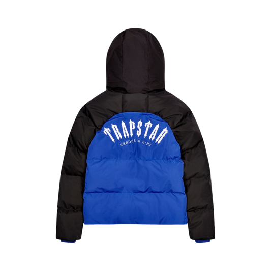 TRAPSTAR IRONGATE ARCH PUFFER JACKET AW23 - BLUE / BLACK