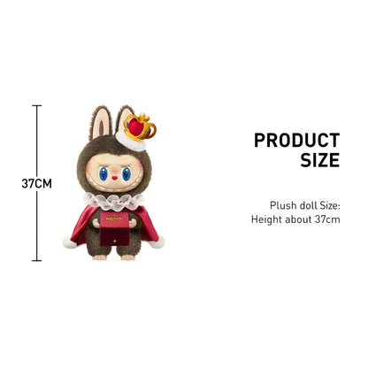 POP MART LABUBU THE MONSTERS LET'S CHECKMATE VINYL PLUSH DOLL (KING) (37CM)