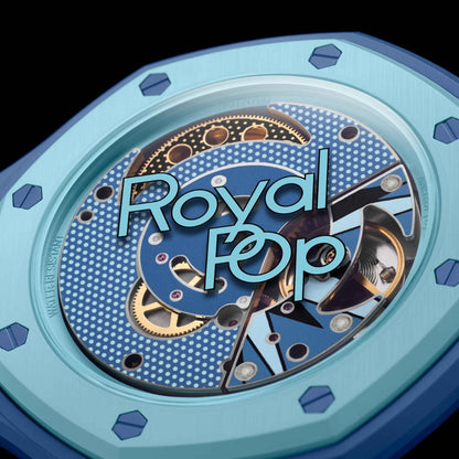 SWATCH X AUDEMARS PIGUET BIOCERAMIC ROYAL POP LAN BA POCKET WATCH