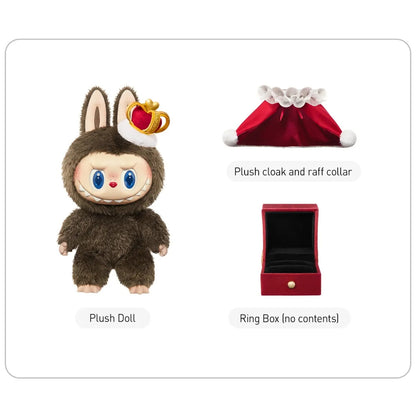 POP MART LABUBU THE MONSTERS LET'S CHECKMATE VINYL PLUSH DOLL (KING) (37CM)