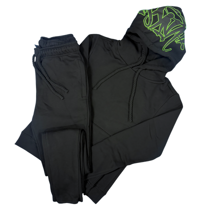 SYNA WORLD OG TRACKSUIT - BLACK / NEON GREEN