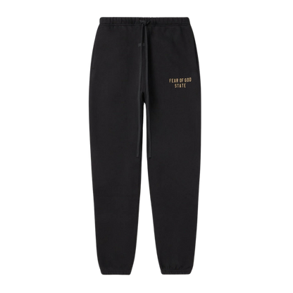 FEAR OF GOD ESSENTIALS BLACK SWEATPANTS (FW24)