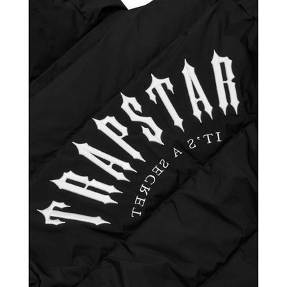 TRAPSTAR IRONGATE ARCH REVERSIBLE PUFFER JACKET AW25 - BLACK / LIGHT BLUE