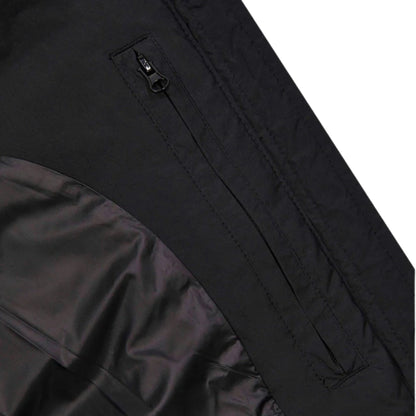 TRAPSTAR IRONGATE ARCH PIPING PUFFER JACKET - BLACK / ORANGE
