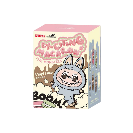 POP MART LABUBU THE MONSTERS EXCITING MACARONS VINYL PLUSH BLIND BOX