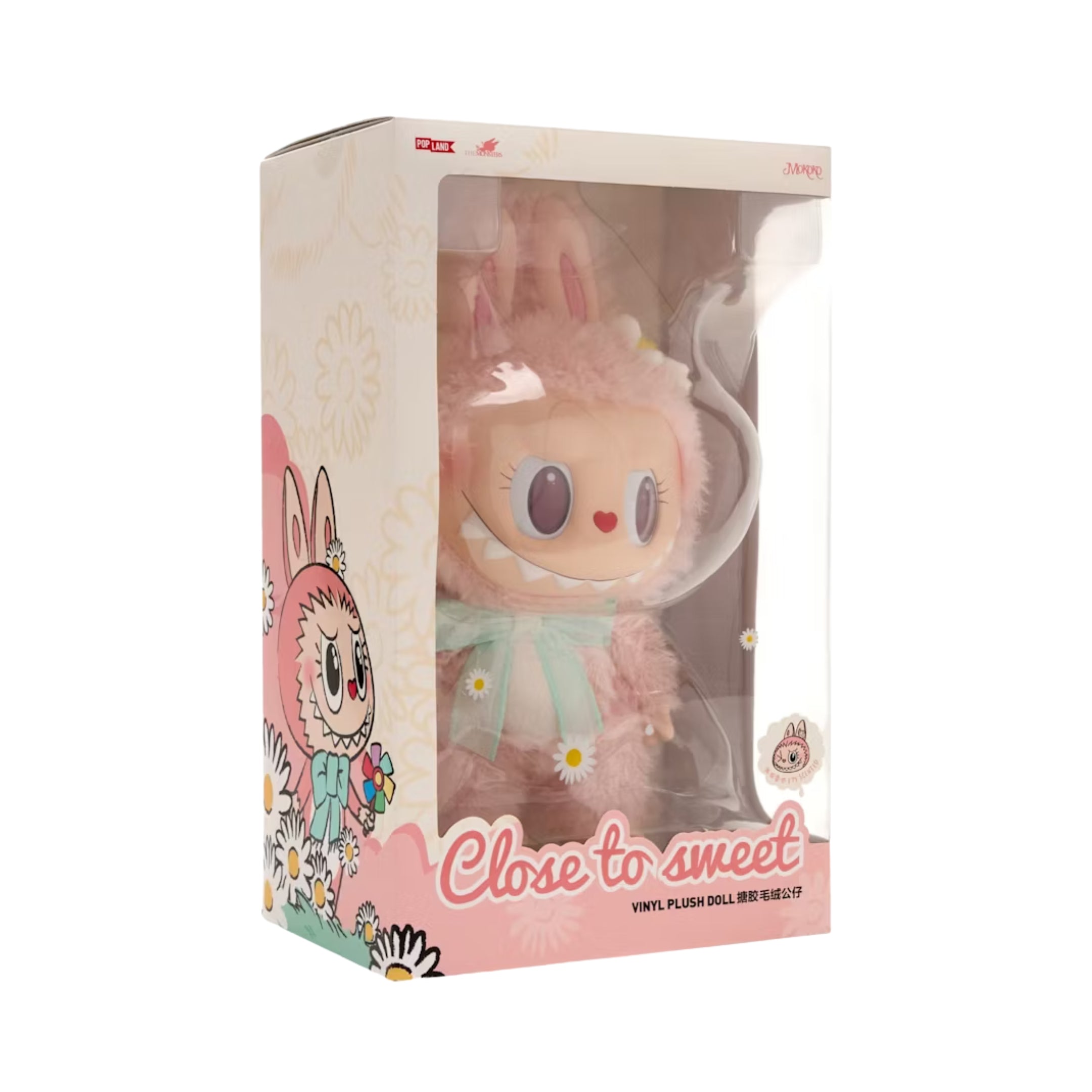Pop Mart Labubu Mokoko Close to Sweet Vinyl Plush Doll (37cm