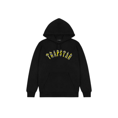 TRAPSTAR X CENTRAL CEE ARCH HOODIE - BLACK