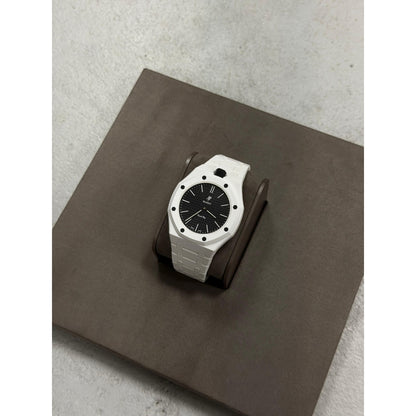 WRIST STRAP FOR SWATCH X AUDEMARS PIGUET ROYAL POP OCHO NEGRO
