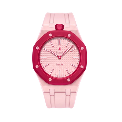 WRIST STRAP FOR SWATCH X AUDEMARS PIGUET ROYAL POP OTTO ROSSO