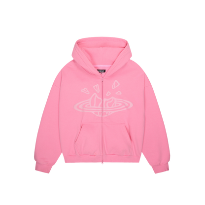 BROKEN PLANET CANDY PINK ZIP UP TRACKSUIT