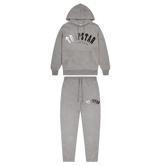 TRAPSTAR IRONGATE ARCH TRACKSUIT - GREY / BLACK