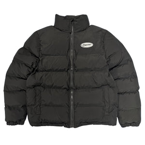 TRAPSTAR HYPERDRIVE PUFFER JACKET - BLACK / WHITE