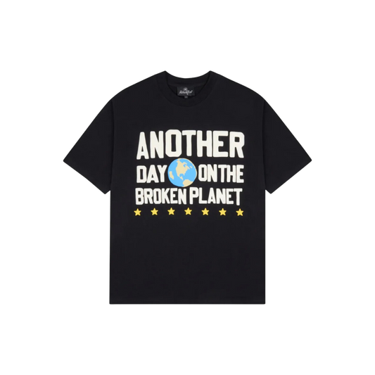 BROKEN PLANET ANOTHER DAY MIDNIGHT BLACK T-SHIRT