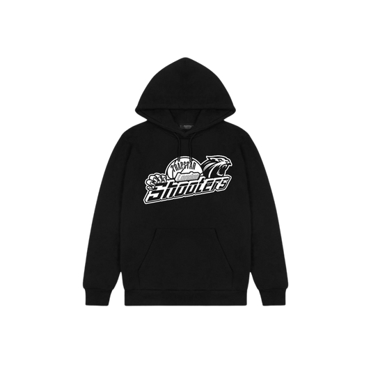 TRAPSTAR SHOOTERS HOODIE - BLACK / WHITE