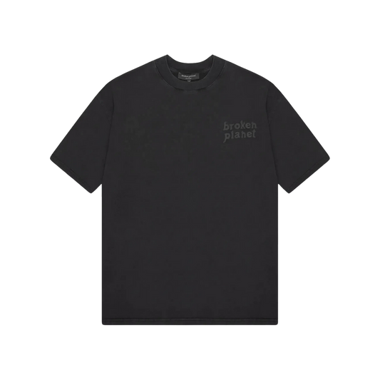 BROKEN PLANET BASICS WASHED MIDNIGHT BLACK T-SHIRT