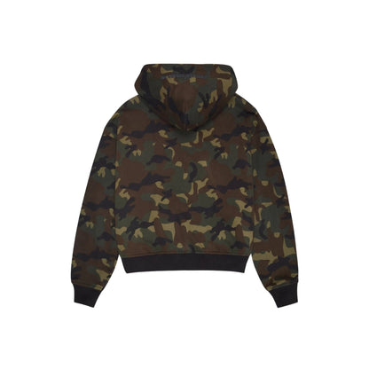 BROKEN PLANET CAMO GREEN ZIP UP HOODIE