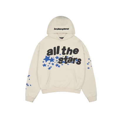 BROKEN PLANET 'ALL THE STARS' IVORY WHITE TRACKSUIT