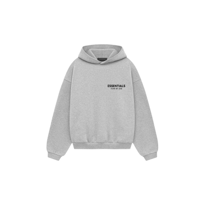 FEAR OF GOD ESSENTIALS KIDS LIGHT HEATHER GREY HOODIE (FW24)