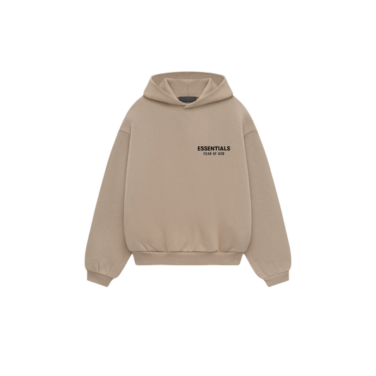 FEAR OF GOD ESSENTIALS KIDS DESERT SAND HOODIE (FW24)