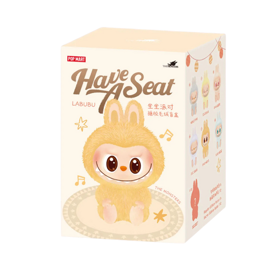 POP MART LABUBU THE MONSTERS HAVE A SEAT VINYL PLUSH BLIND BOX