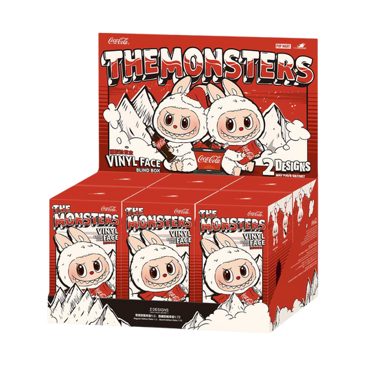 POP MART LABUBU THE MONSTERS COCA-COLA SERIES VINYL FACE - CASE OF 6