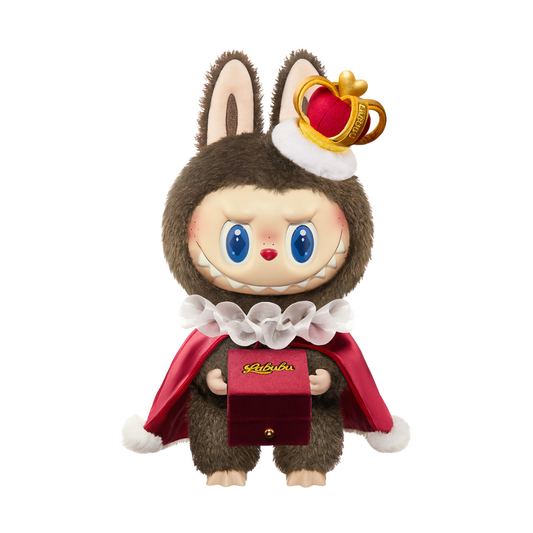POP MART LABUBU THE MONSTERS LET'S CHECKMATE VINYL PLUSH DOLL (KING) (37CM)