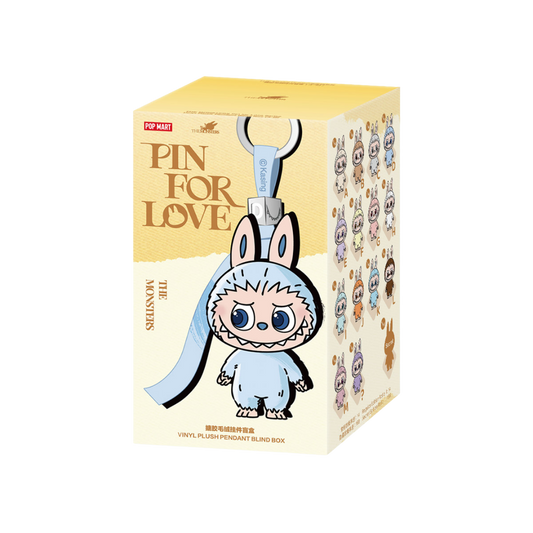 POP MART LABUBU THE MONSTERS PIN FOR LOVE VINYL PLUSH PENDANT BLIND BOX (A-M)