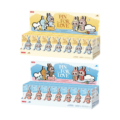 POP MART LABUBU THE MONSTERS PIN FOR LOVE SERIES VINYL PLUSH PENDANT (A-M) & (N-Z) - FULL SET OF 28