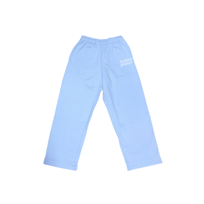 BROKEN PLANET SKY BLUE STRAIGHT LEG SWEATPANTS