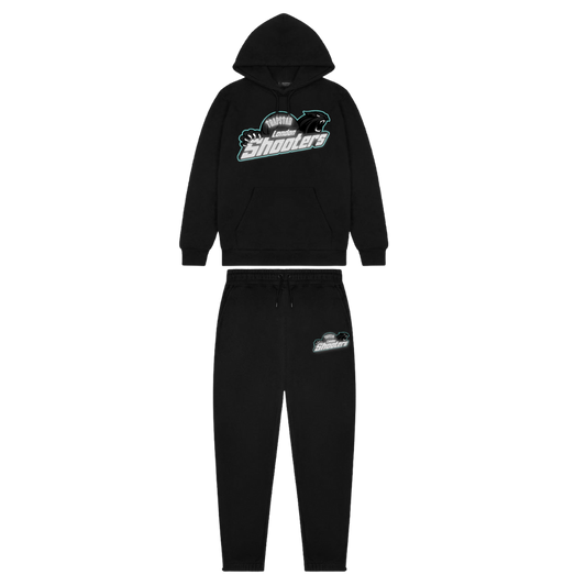 TRAPSTAR SHOOTERS REFLECTIVE TRACKSUIT - BLACK