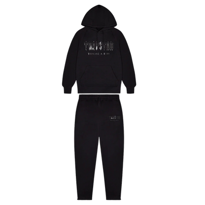 TRAPSTAR DECODED TRACKSUIT - BLACK MONOCHROME