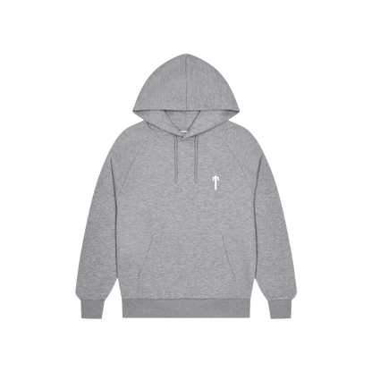 TRAPSTAR FOUNDATION PRINT HOODIE - GREY