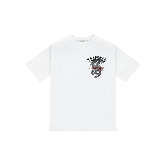TRAPSTAR X ED HARDY ARCH T-SHIRT - WHITE