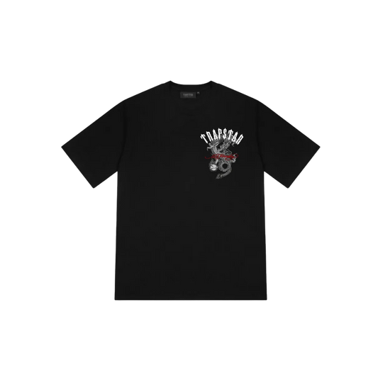 TRAPSTAR X ED HARDY ARCH T-SHIRT - BLACK