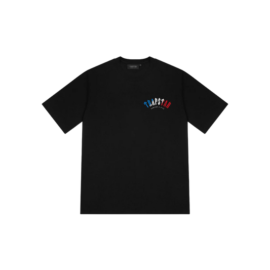 TRAPSTAR IRONGATE ARCH IT'S A SECRET T-SHIRT - BLACK REVOLUTION EDITION