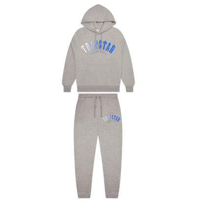 TRAPSTAR IRONGATE ARCH FADE TRACKSUIT - GREY / BLUE