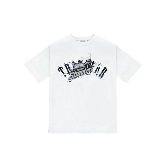 TRAPSTAR SHOOTERS BREAKTHROUGH T-SHIRT - WHITE
