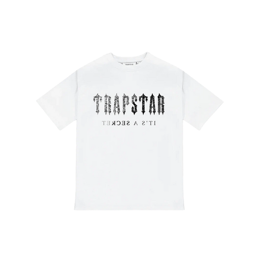TRAPSTAR DECODED PAISLEY MONOCHROME EDITION T-SHIRT - WHITE