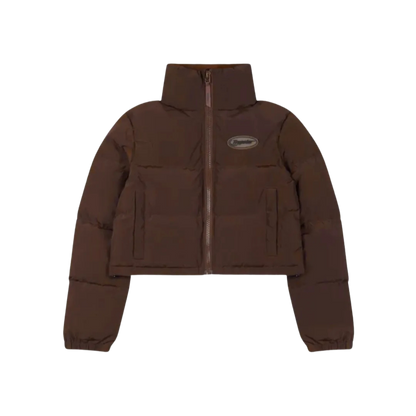 TRAPSTAR WOMEN’S HYPERDRIVE PUFFER JACKET - BROWN