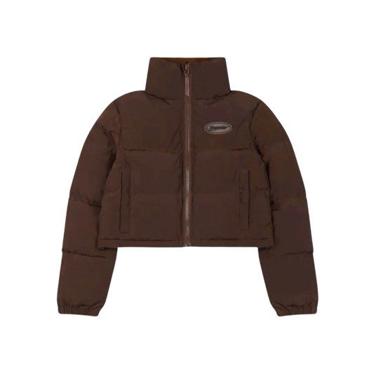 TRAPSTAR WOMEN’S HYPERDRIVE PUFFER JACKET - BROWN