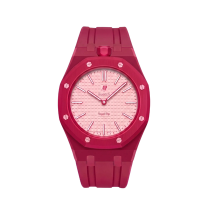 WRIST STRAP FOR SWATCH X AUDEMARS PIGUET ROYAL POP OTTO ROSSO