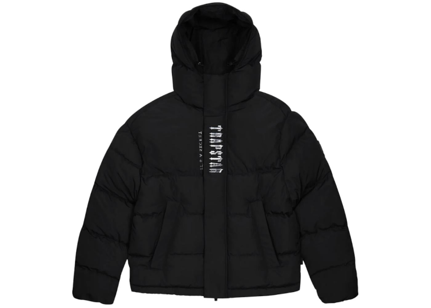 TRAPSTAR DECODED HOODED PUFFER JACKET 2.0 - BLACK / CAMO