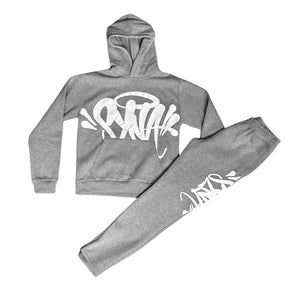 SYNA WORLD TEAM SYNA TRACKSUIT - MARL GREY / WHITE