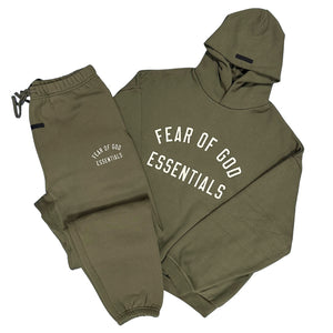 FEAR OF GOD ESSENTIALS MILITARY TRACKSUIT (FW24)